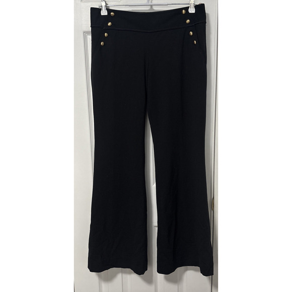 The Limited Women's 8 Drew Fit Black Wool Blend Sexy Flare Dress Pants Gothic - Picture 1 of 9